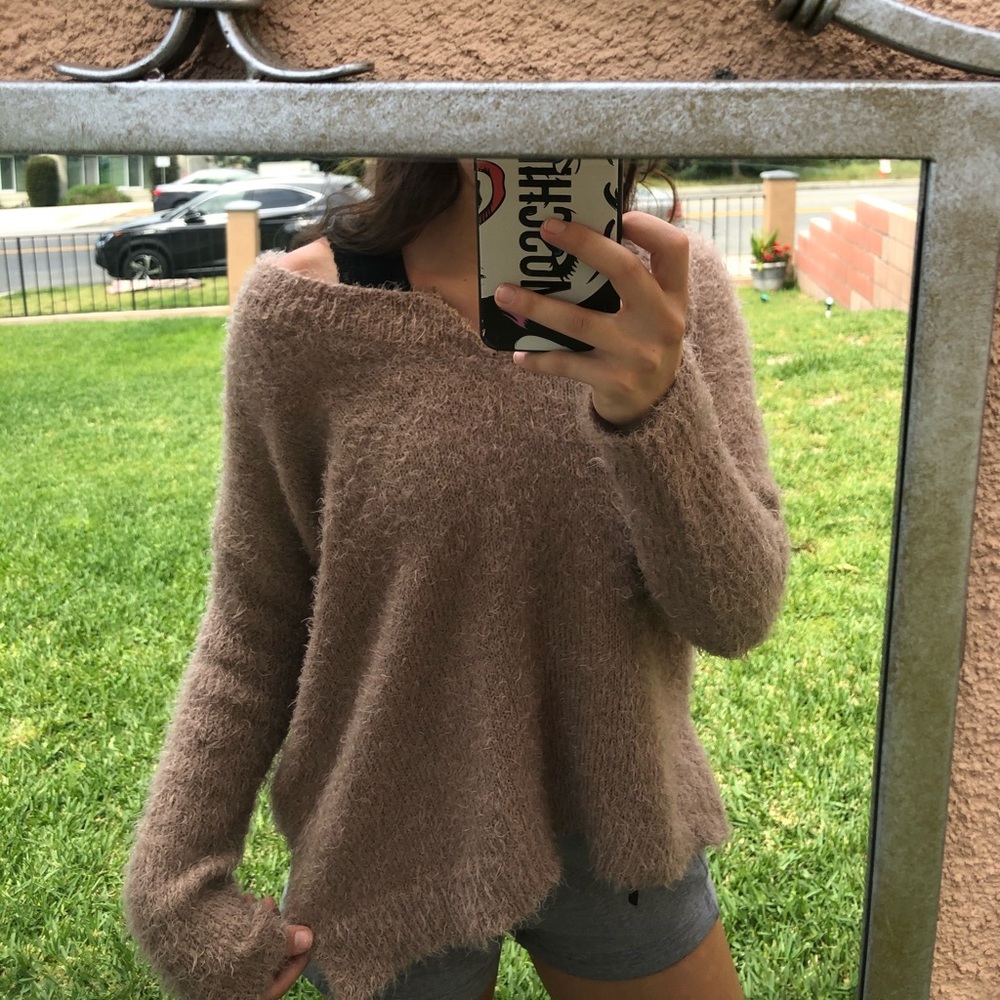 Tan soft sweater! Very cute (: